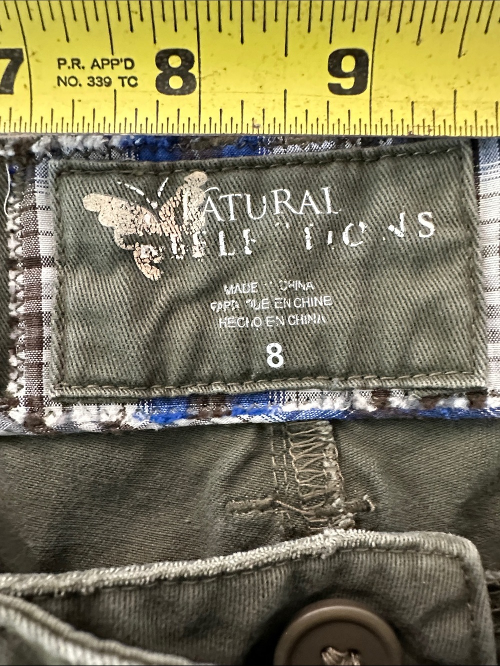 NATURAL LIFE Olive Green Button-Front Pants - Picture 5 of 9